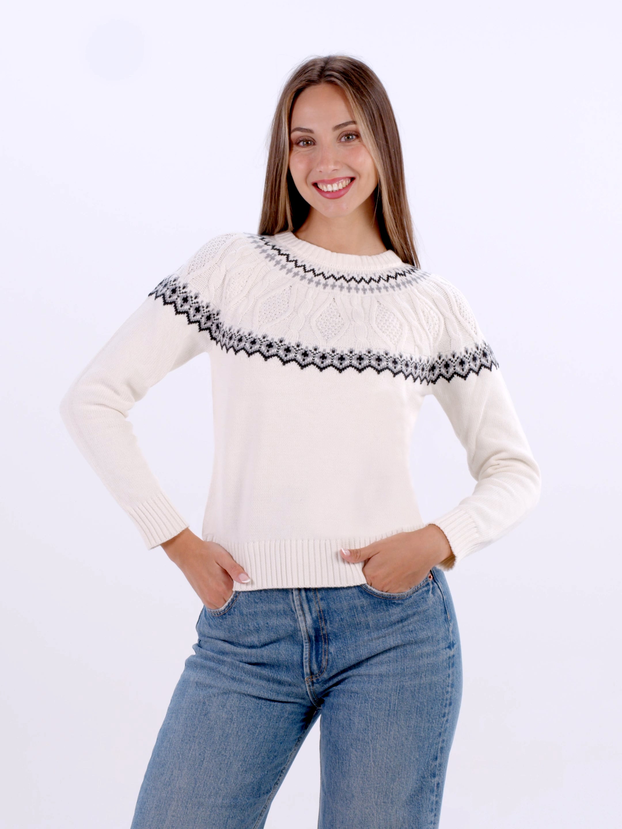 Women’s Arctic Sweater in 100% Organic Cotton