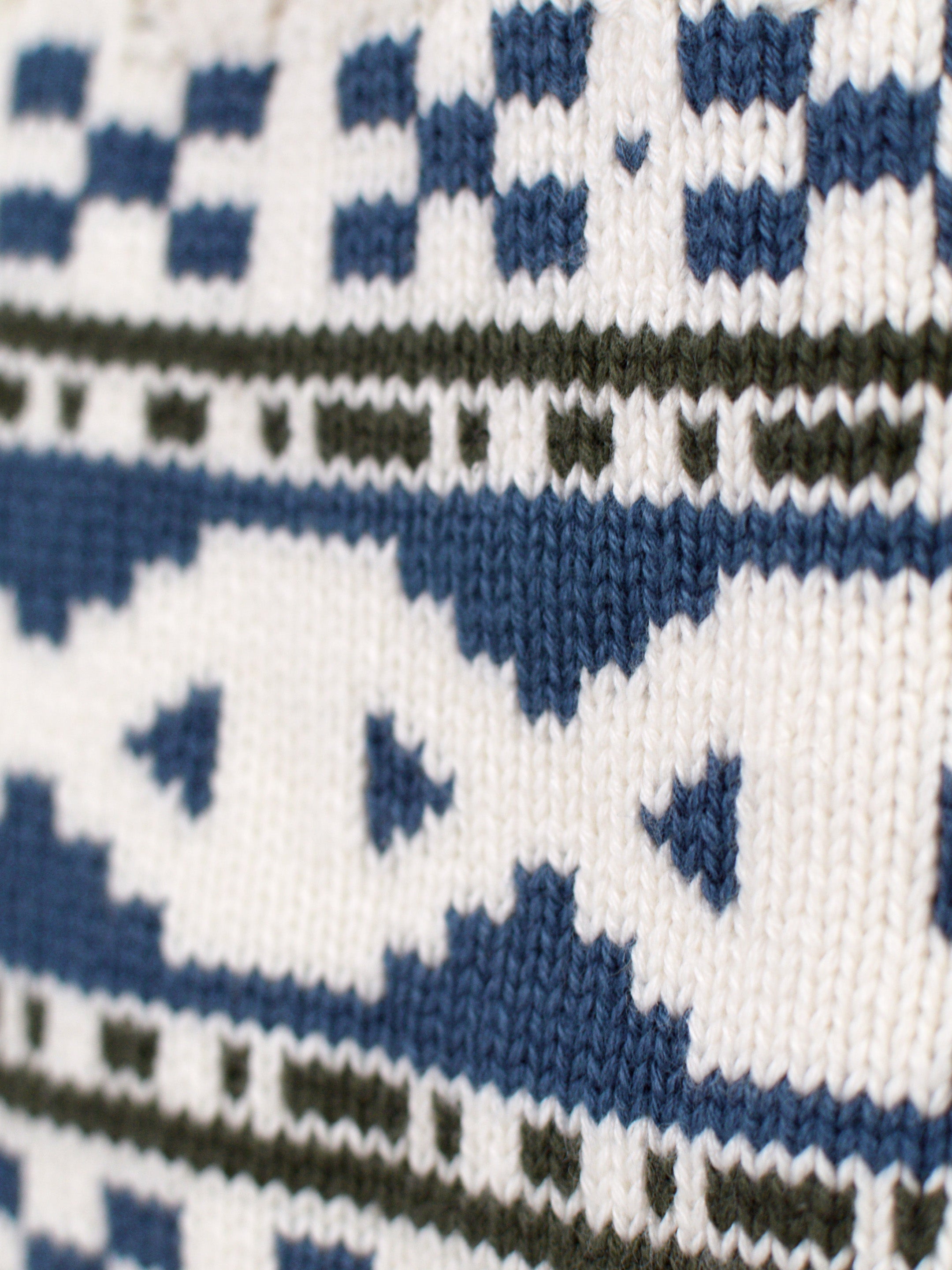 Cardigan Mujer Cottage de Algodón Orgánico 100% Detalle Cenefa