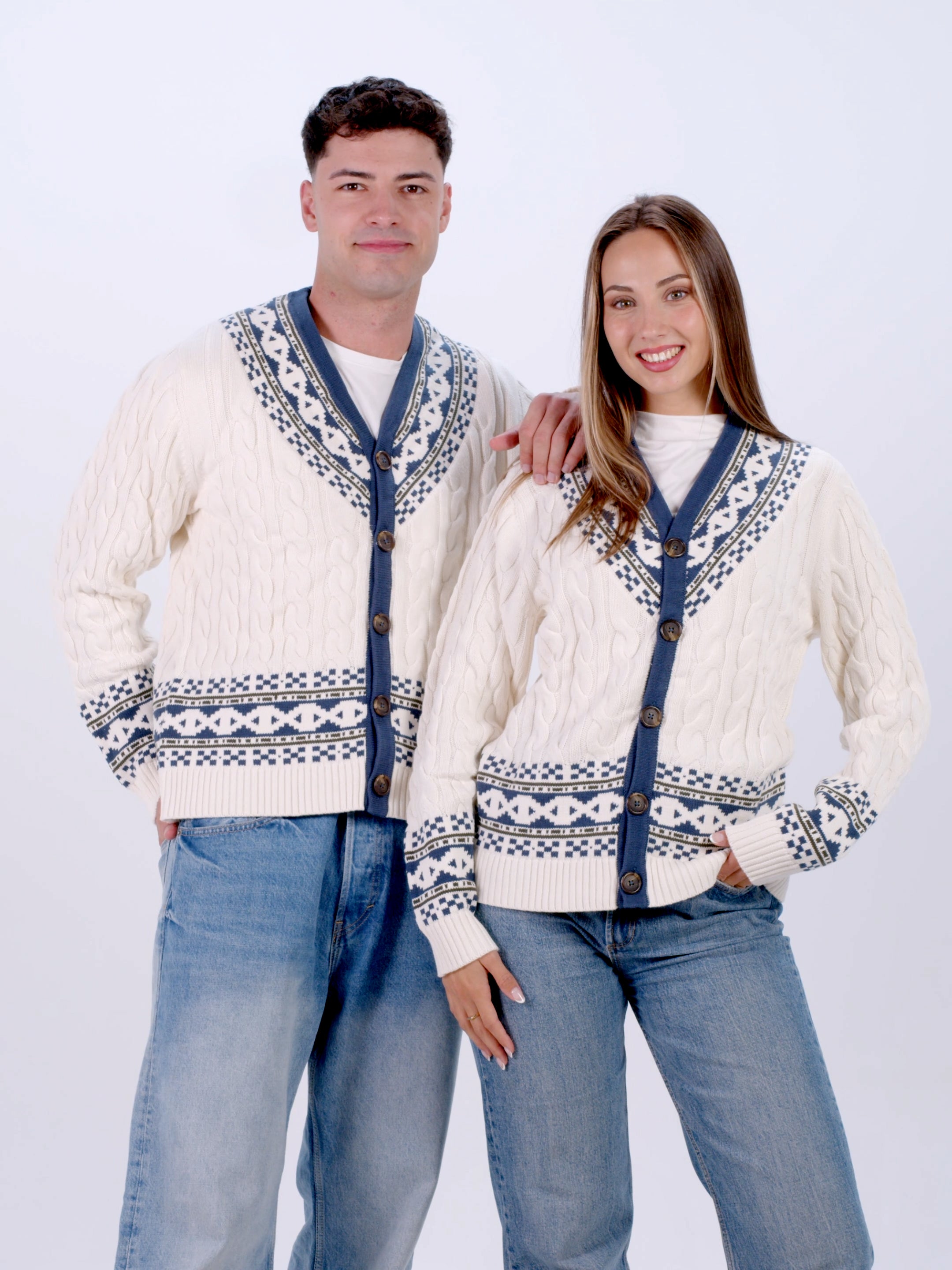 Cardigan Mujer de Pareja Cottage de Algodón Orgánico 100%