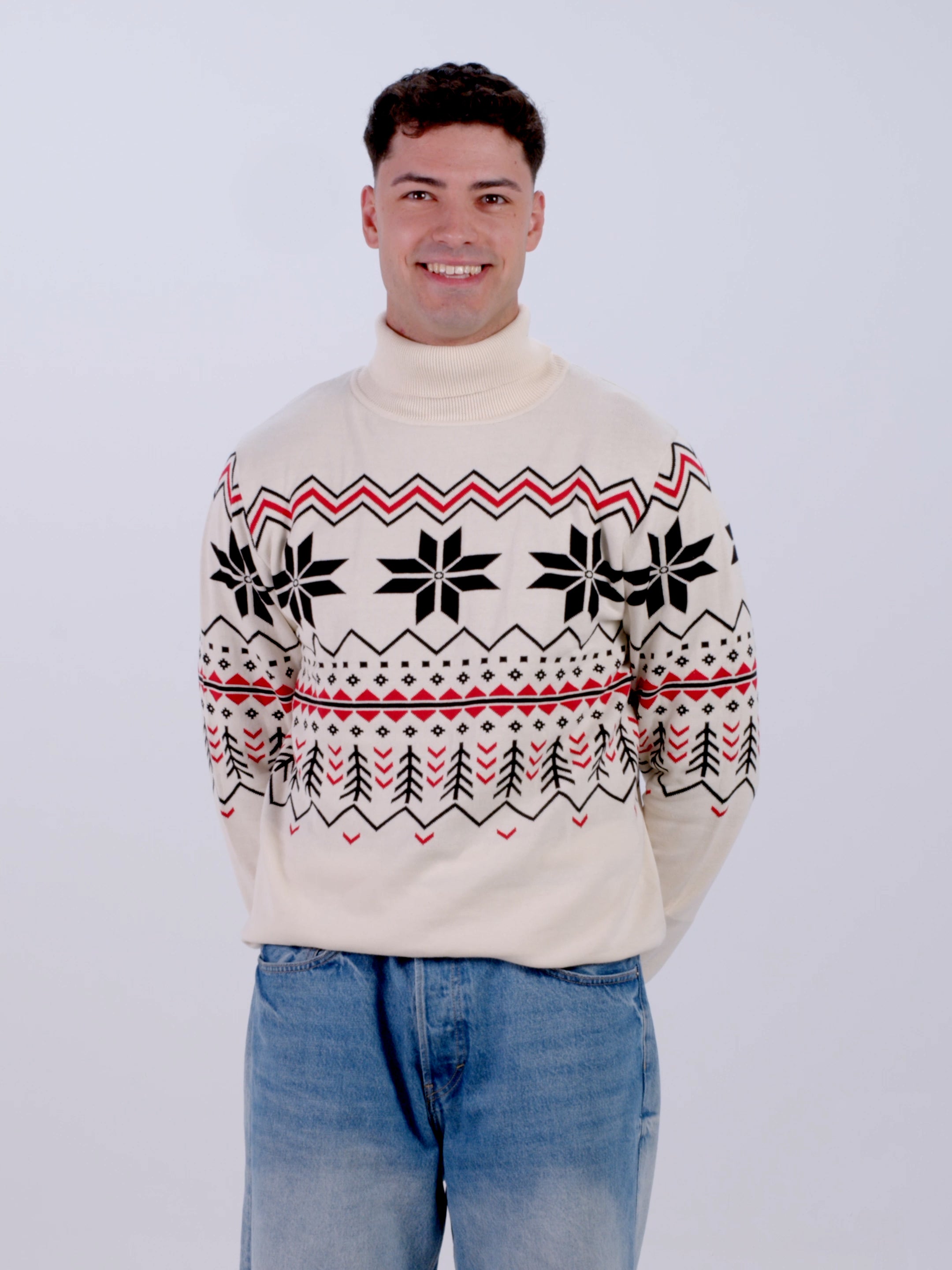 Jersey Hombre Après-ski de Algodón Orgánico 100%